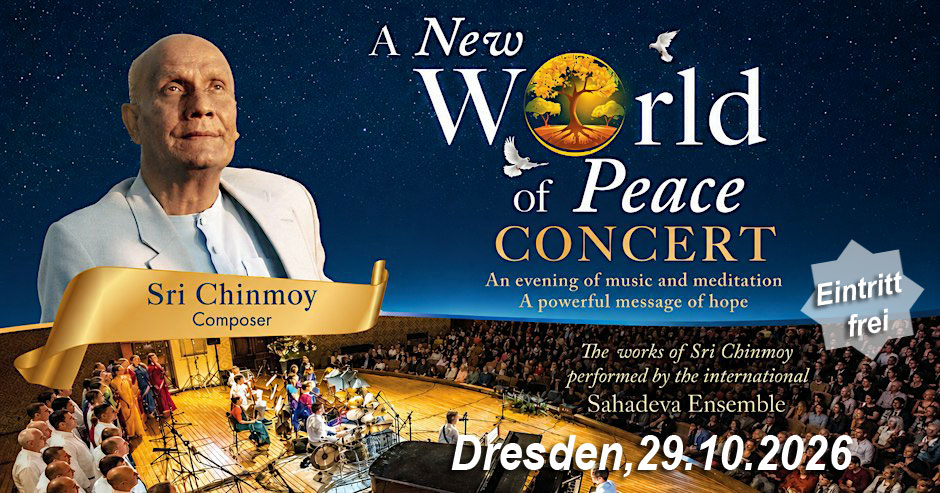 Meditatives Friedenskonzert in Dresden, mit Musik von Sri Chinmoy