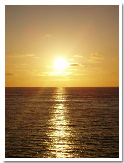Sonnenuntergang am Meer
