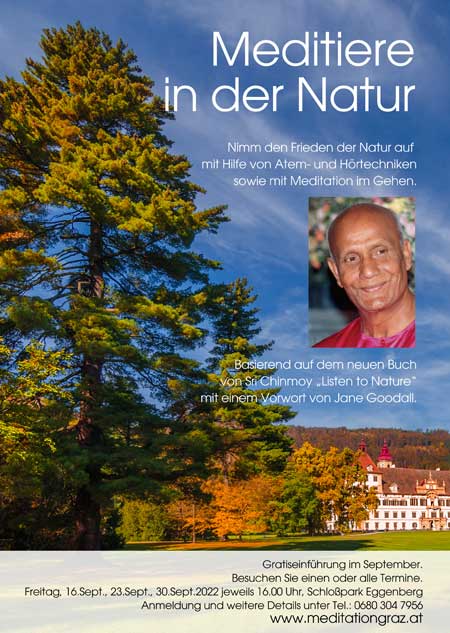Meditiere in der Natur